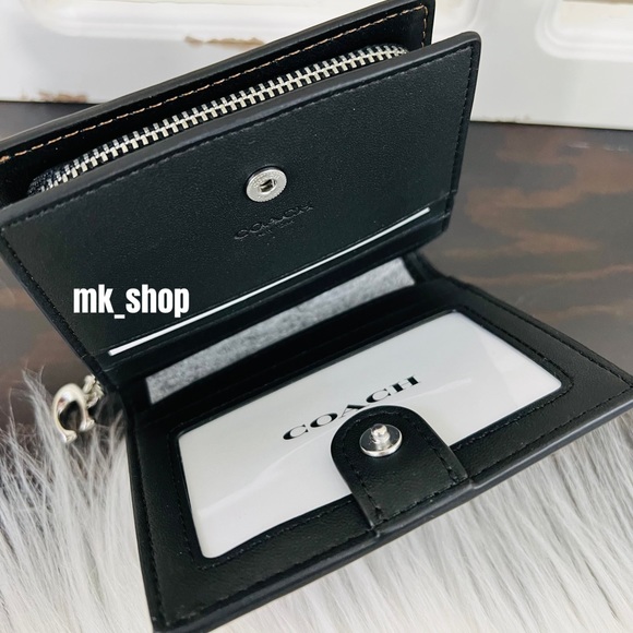 COACH Tartar Plaid Print Snap Wallet - Picture 5 of 16